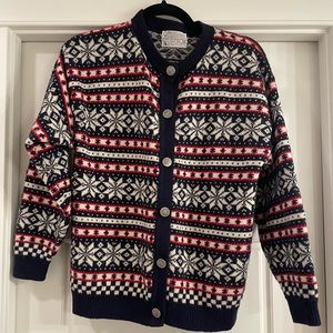 Vintage Pendleton multicolored cardigan.